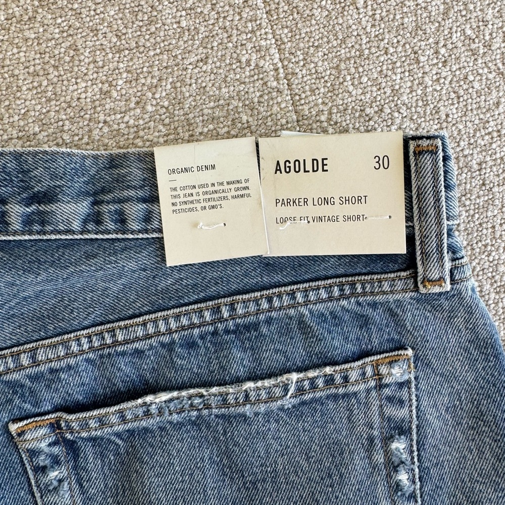 NWT AGOLDE PARKER LONG SHORT - Picture 7 of 7